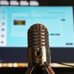 Selective Focus Photography of Gray Stainless Steel Condenser Microphone