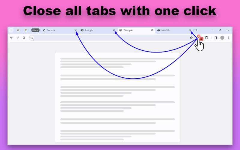 Close All Tabs in One Click with This Powerful Chrome Extension