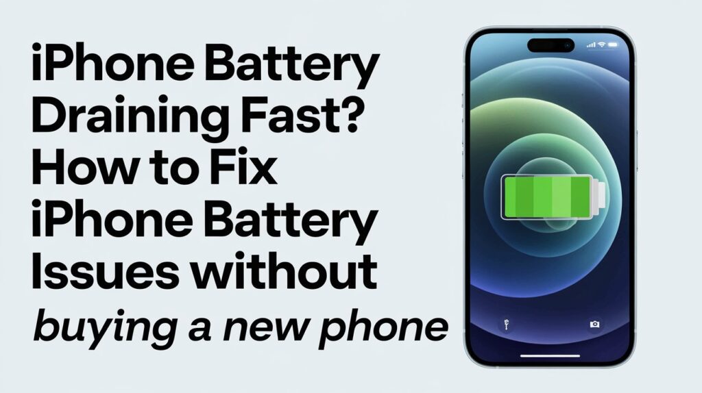 iPhone Battery Draining Fast? 5 Proven Solutions That Work"