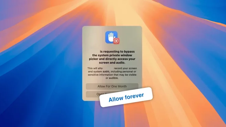 How to Stop macOS screen recording permission Pop-Ups with Amnesia