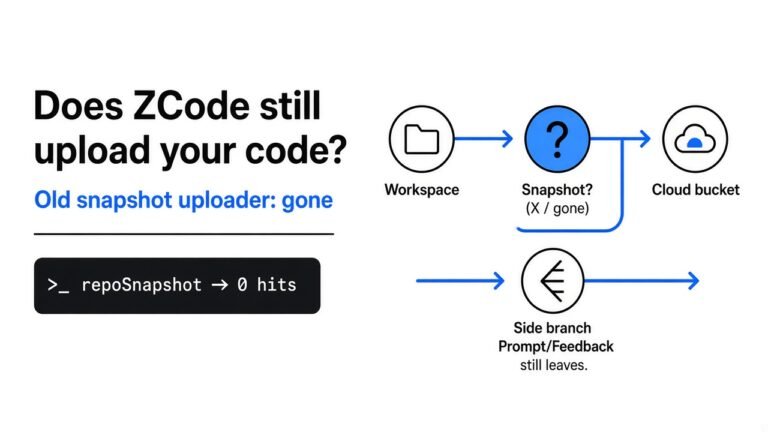 Does ZCode still upload your code?