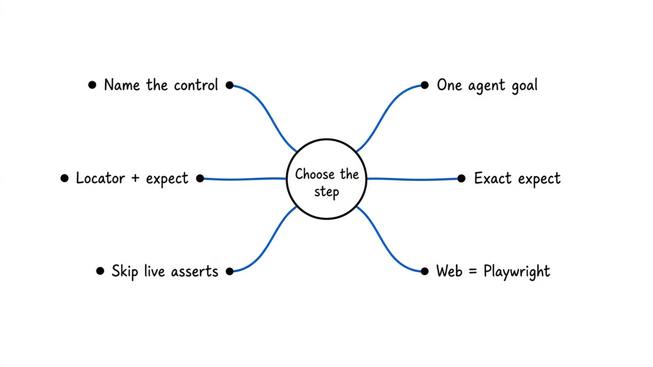 Sparse e2e vs Playwright decision mind-map