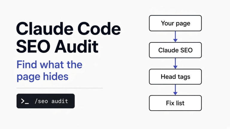 Can Claude Code Do an SEO Audit of My Website?