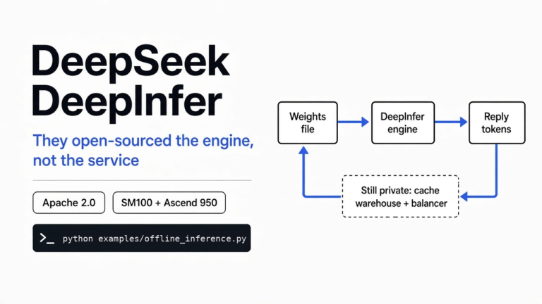DeepSeek open-sourced its chat engine. What is actually in the download?