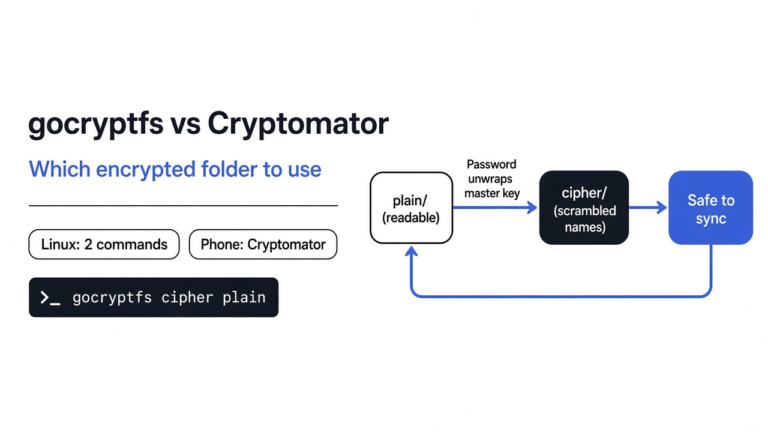 gocryptfs vs Cryptomator: Which Encrypted Folder Should You Use?