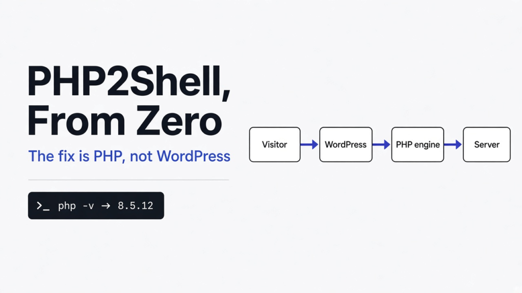 PHP2Shell explained: the bug is in PHP under the website, not in WordPress