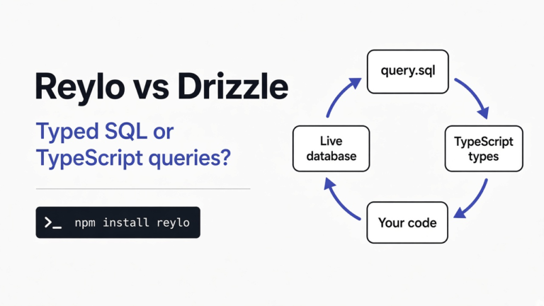 Reylo vs Drizzle: Type Your SQL or Write It in TypeScript?