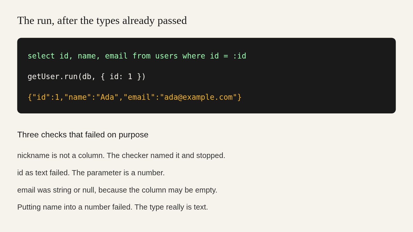 How do I run the typed SQL file?