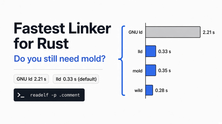 Do I Still Need mold Now That Rust Uses lld by Default?