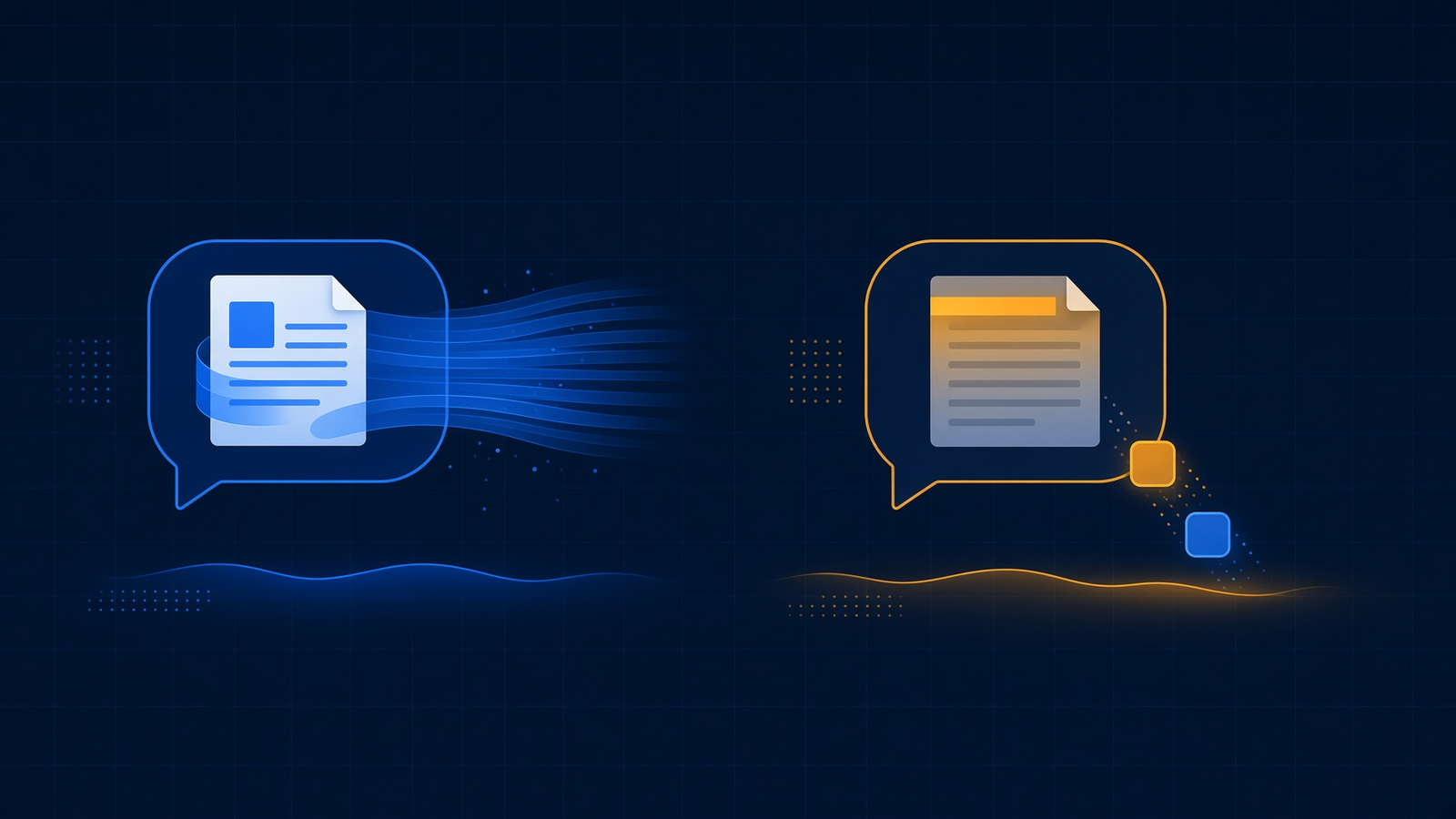 A chat summary turns the page into a new blur and the numbers fall out, while a fold keeps a real line from the page