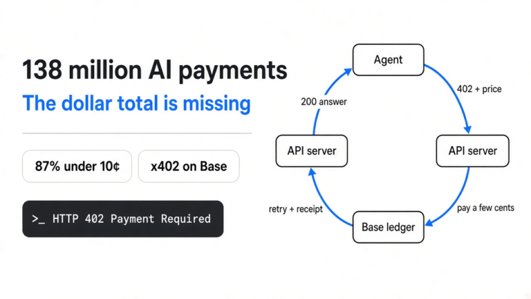 138 million AI payments, and the dollar total is missing