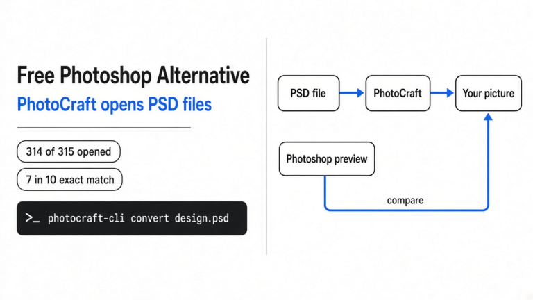 Is there a free Photoshop alternative that can open PSD files?